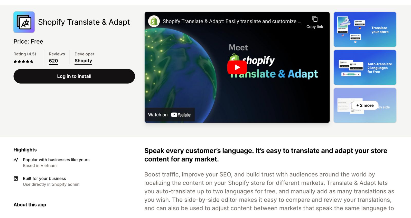 Shopify Translate and Adapt Best Shopify Apps